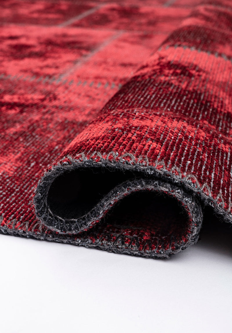 Patch Red Rug Rugs - Venetto Design Venettodesign.com