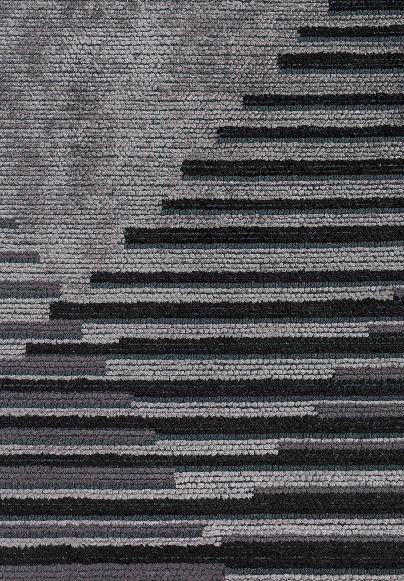Barcelona Charcoal - Black Rug