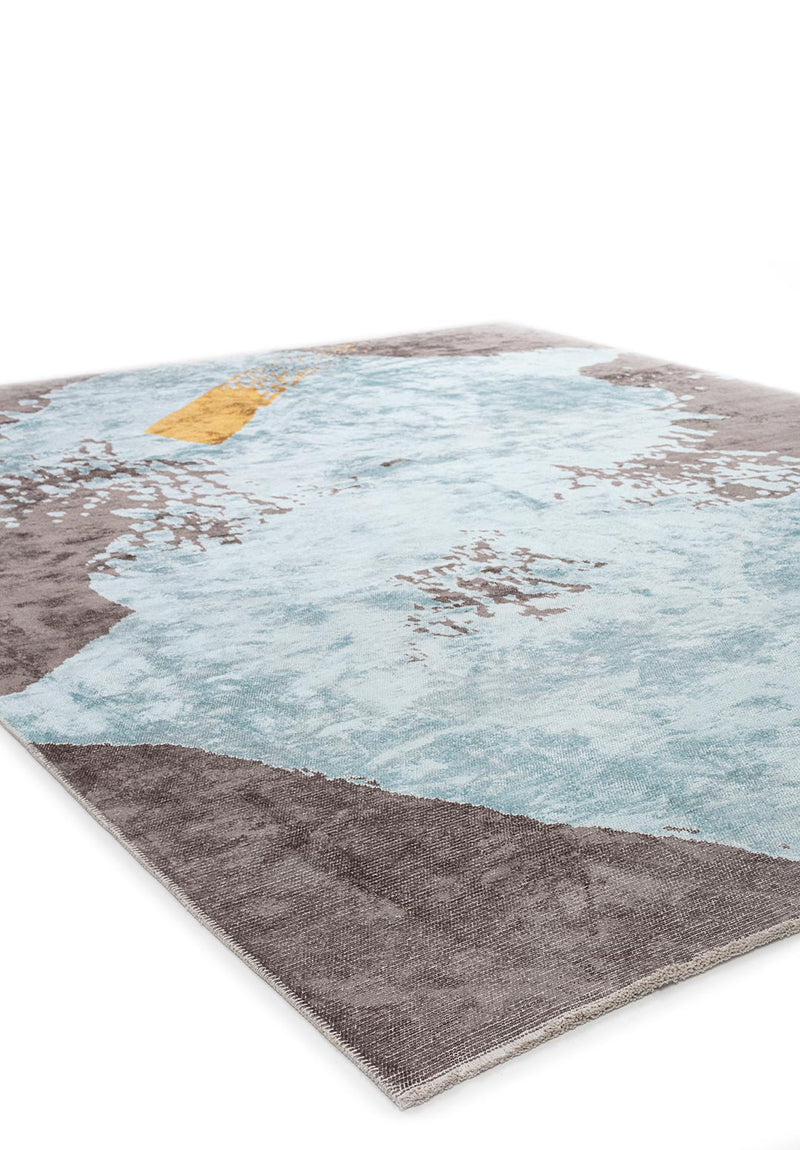 Laguna Dark Grey - Ice Blue Rug – Venetto Design
