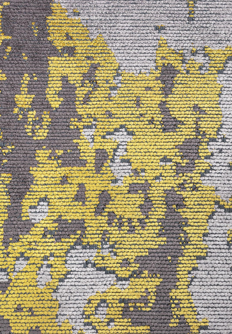 Stockholm Yellow - Light Grey Rug