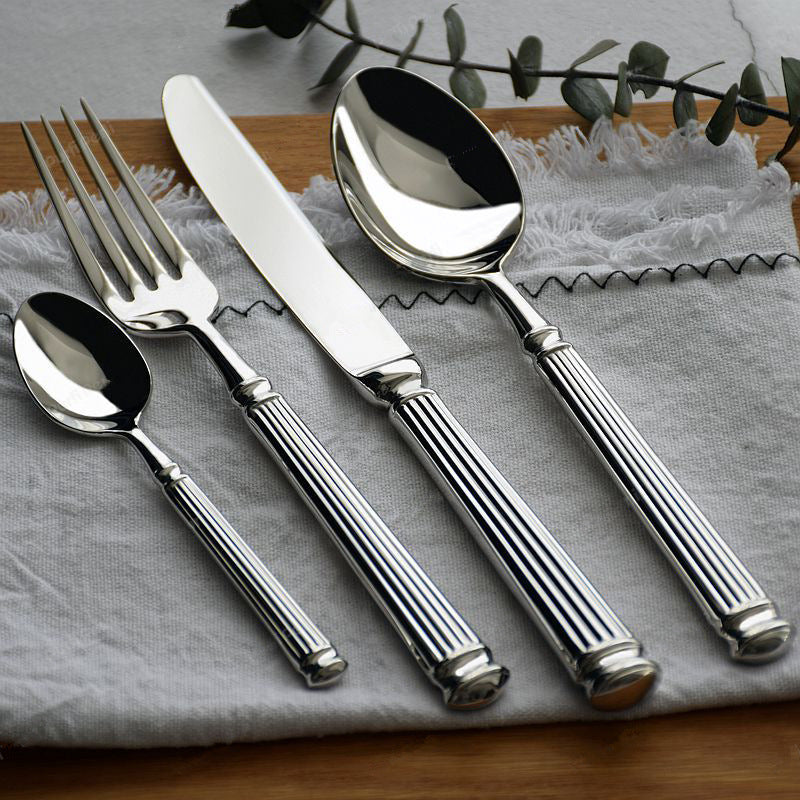 Emilia Roman Luxury Cutlery Set - Venetto Design 24 Pieces Venettodesign.com