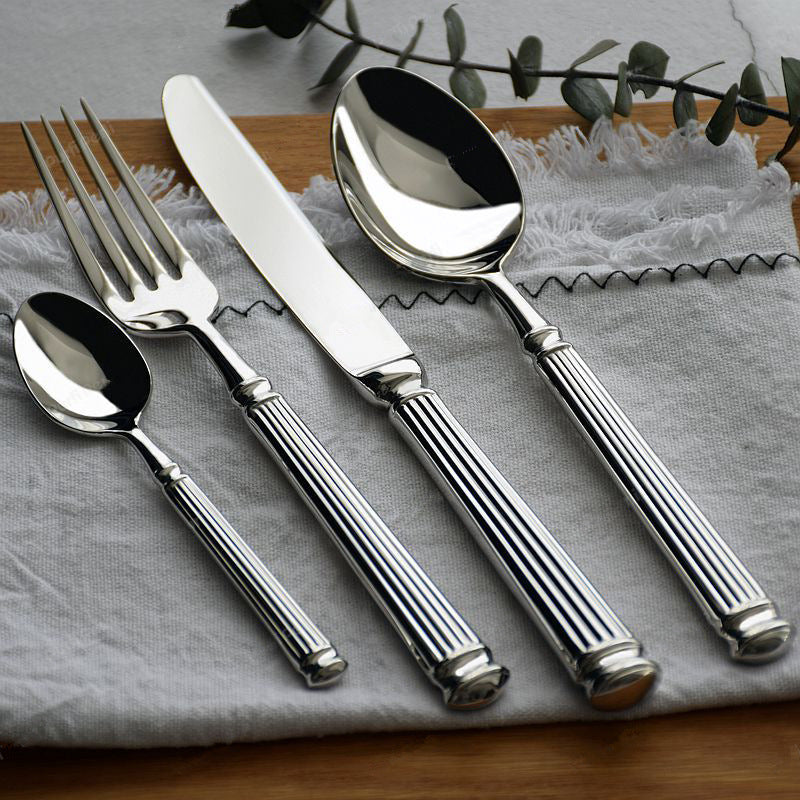 24-Piece Emilia Roman Luxury Cutlery Set