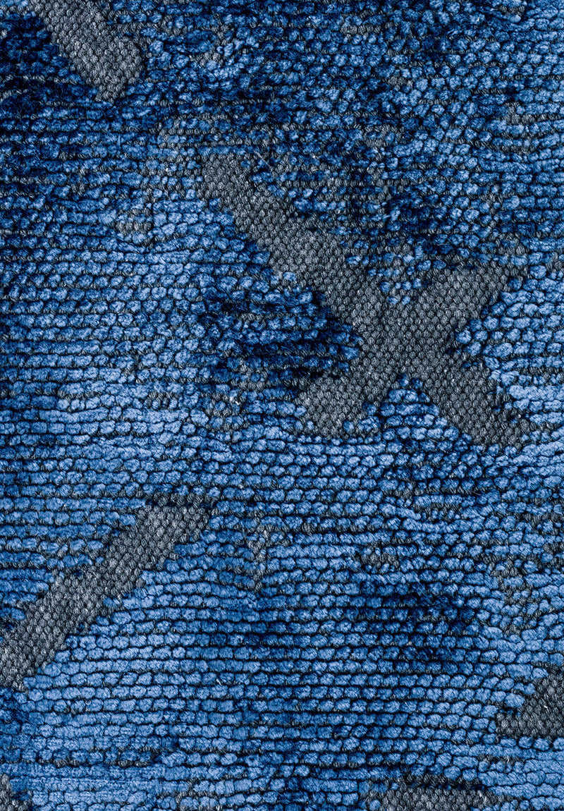Mystique Navy Blue Rug Rugs - Venetto Design Venettodesign.com