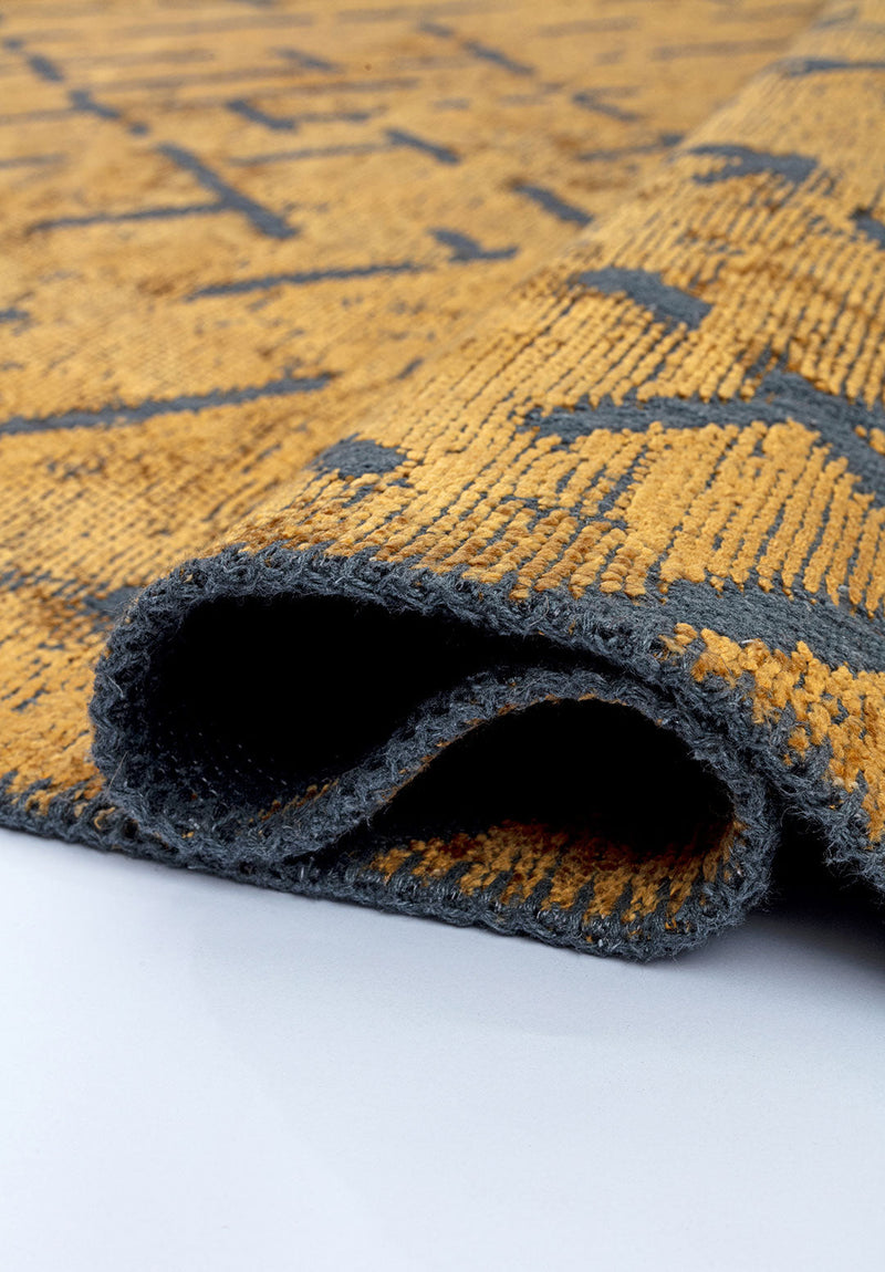 Mystique Mustard Rug Rugs - Venetto Design Venettodesign.com