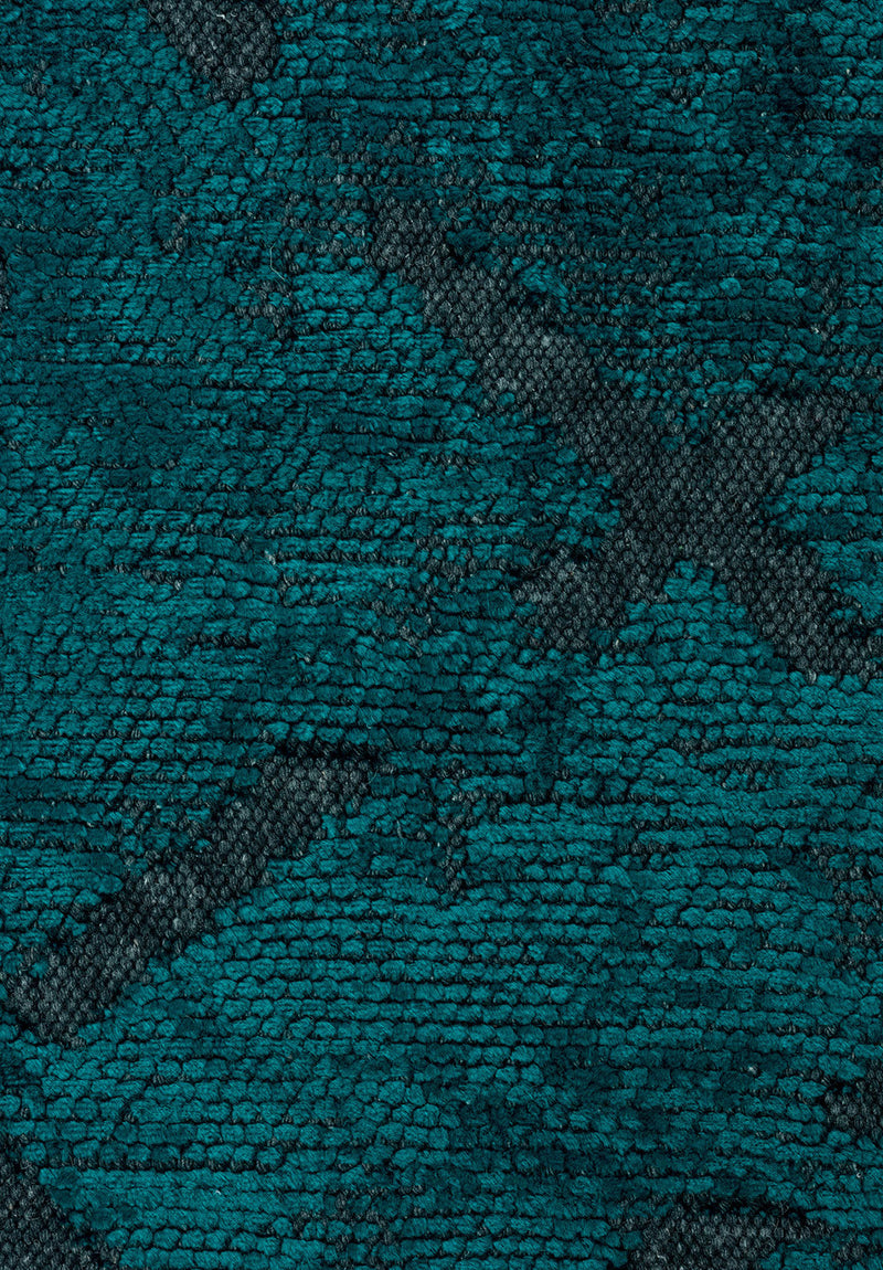 Mystique Dark Turquoise Rug Rugs - Venetto Design Venettodesign.com