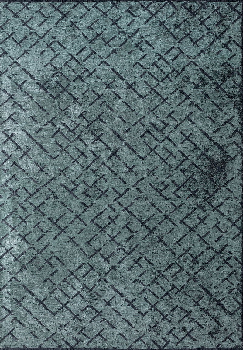 Mystique River Green Rug Rugs - Venetto Design Venettodesign.com
