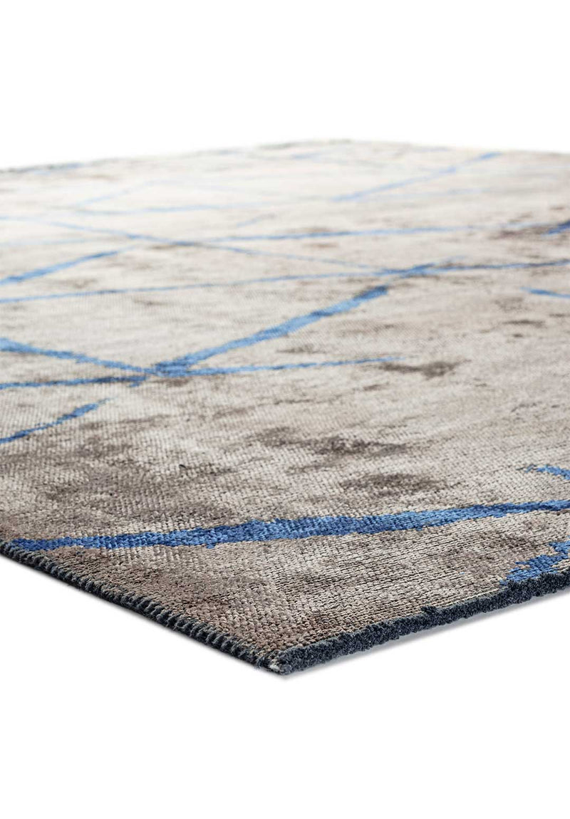 Palermo Navy Blue - Dark Grey Rug Rugs - Venetto Design Venettodesign.com