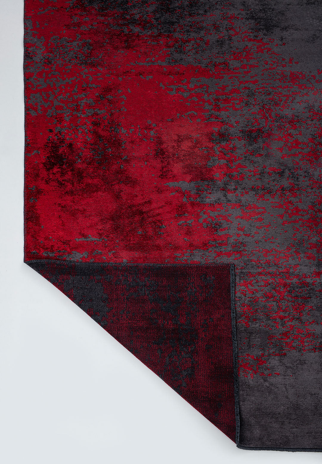 Milan Charcoal - Red Rug Rugs - Venetto Design Venettodesign.com