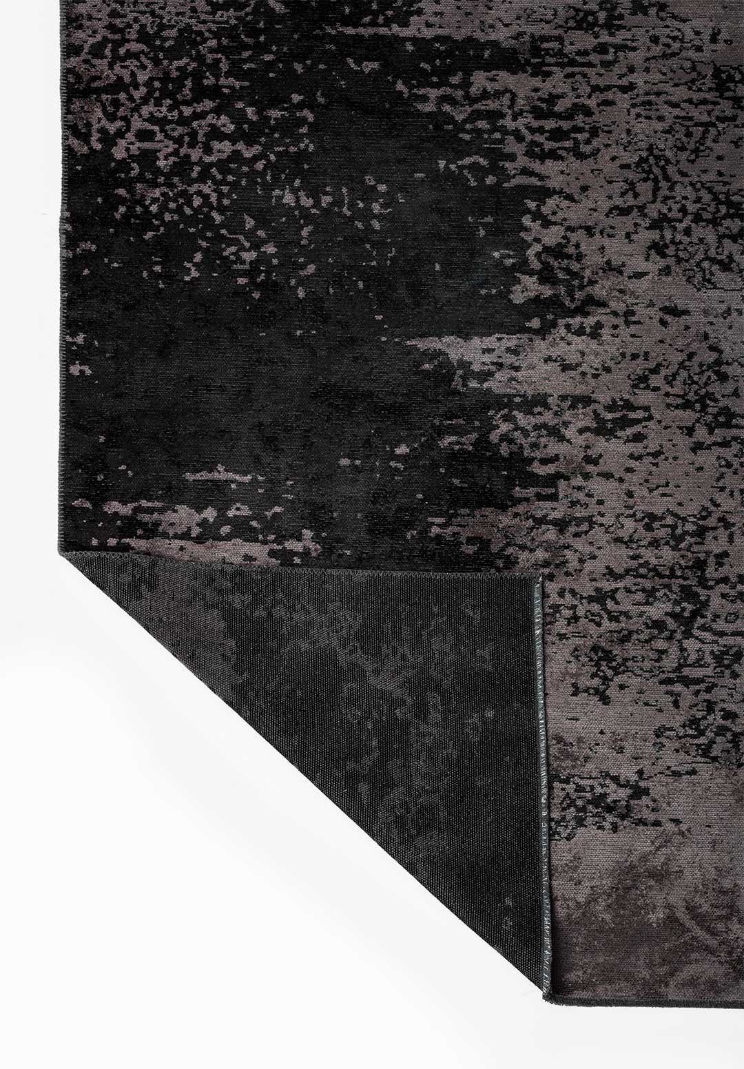 Milan Dark Grey - Black Rug Rugs - Venetto Design Venettodesign.com