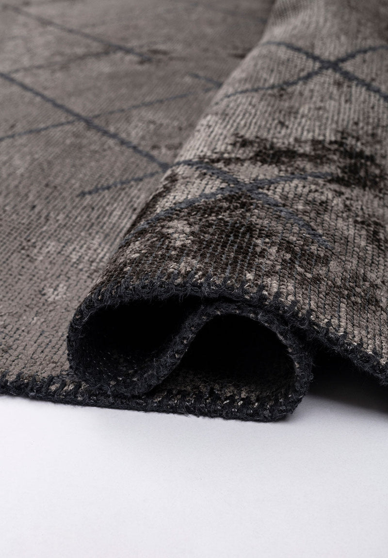 Pavia Anthracite Rug Rugs - Venetto Design Venettodesign.com