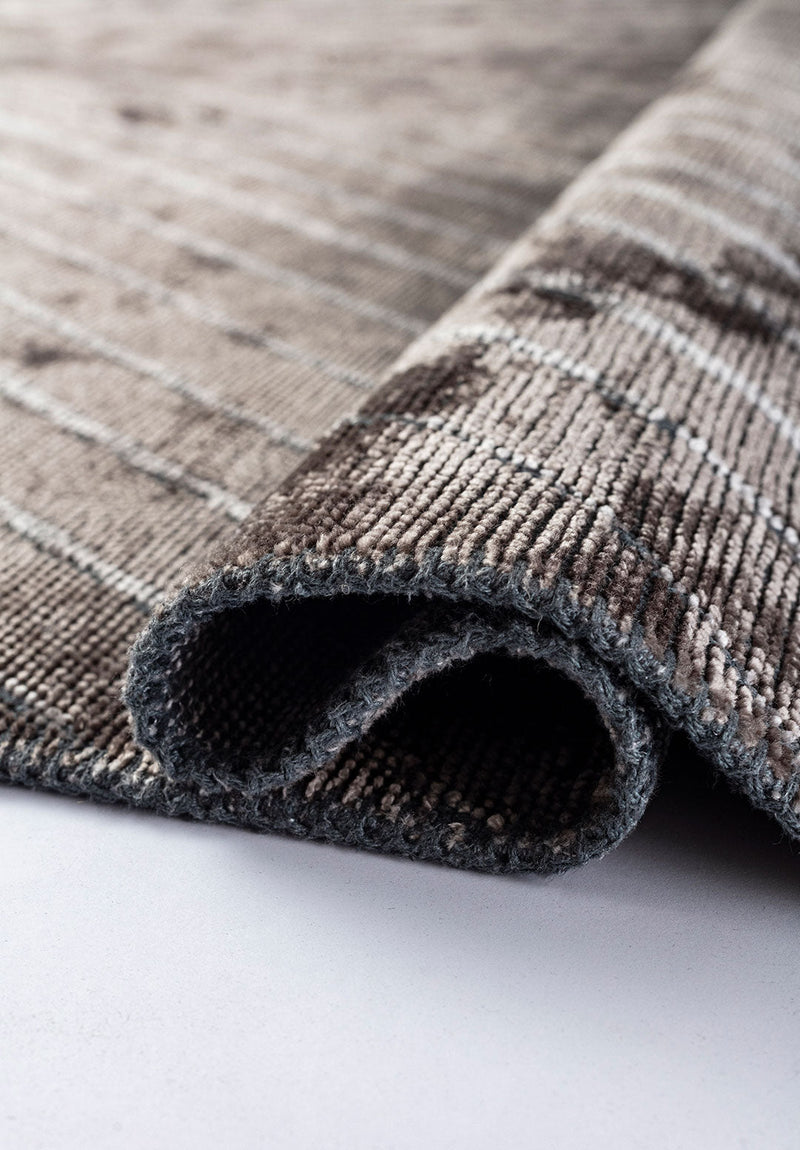 Ravenna Light Grey - Dark Grey Rug Rugs - Venetto Design Venettodesign.com