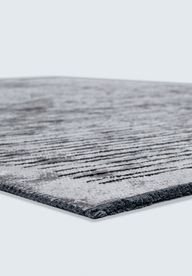 Stripe Black - Light Grey Rug Rugs - Venetto Design Venettodesign.com