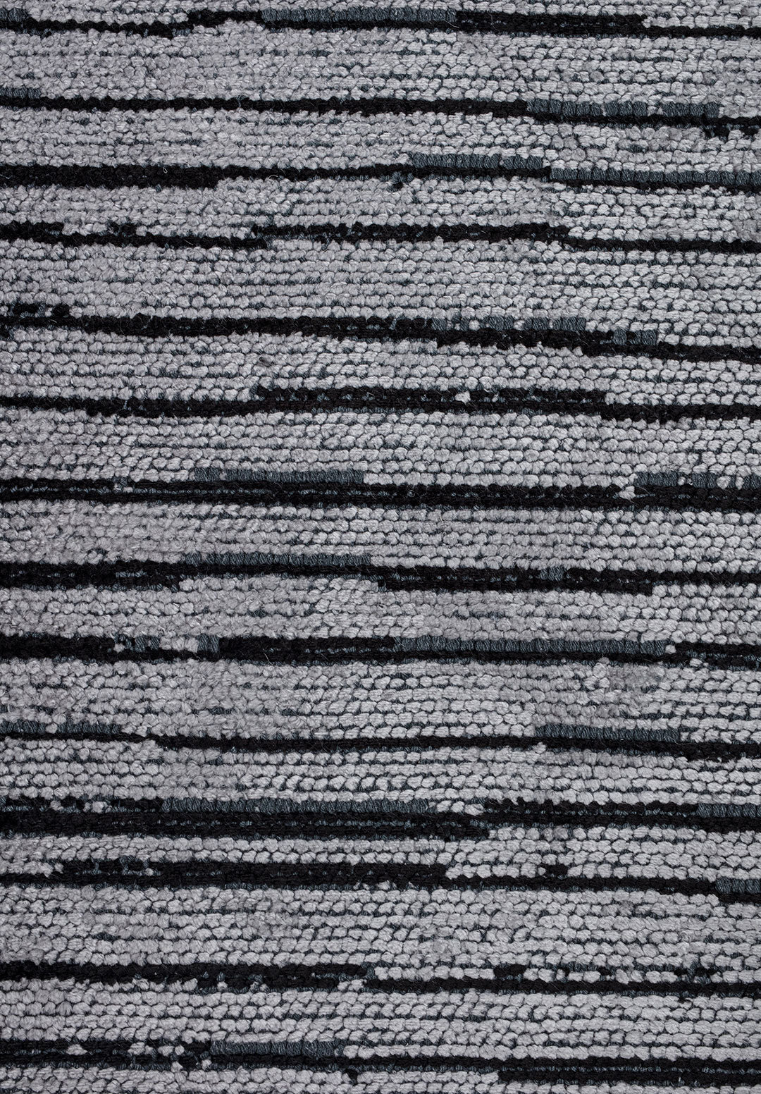 Stripe Black - Light Grey Rug Rugs - Venetto Design Venettodesign.com