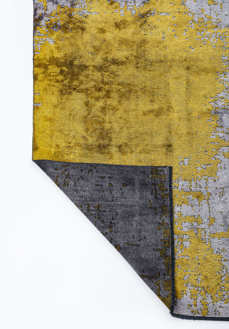 Paint Yellow - Light Grey Rug Rugs - Venetto Design Venettodesign.com