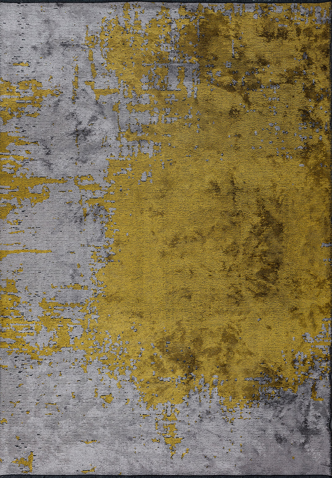 Paint Yellow - Light Grey Rug Rugs - Venetto Design Venettodesign.com