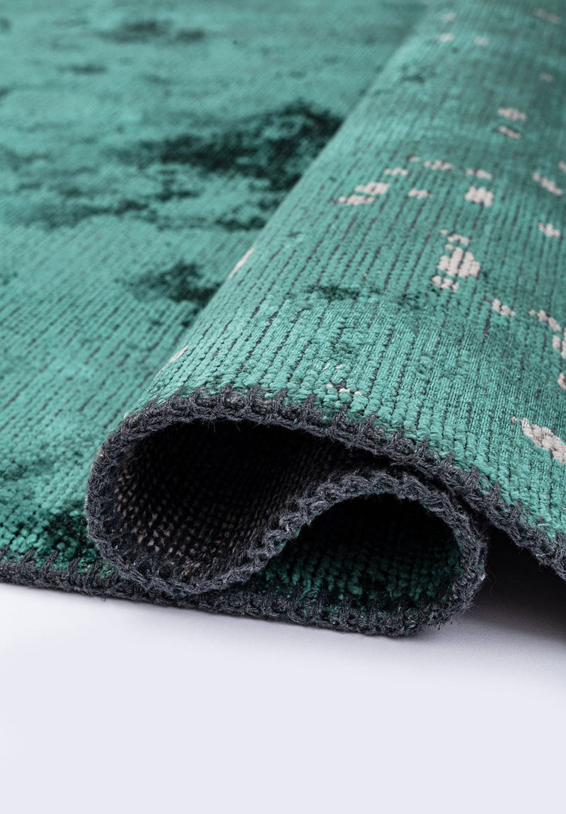 Paint Dark Green - Grey Rug Rugs - Venetto Design Venettodesign.com
