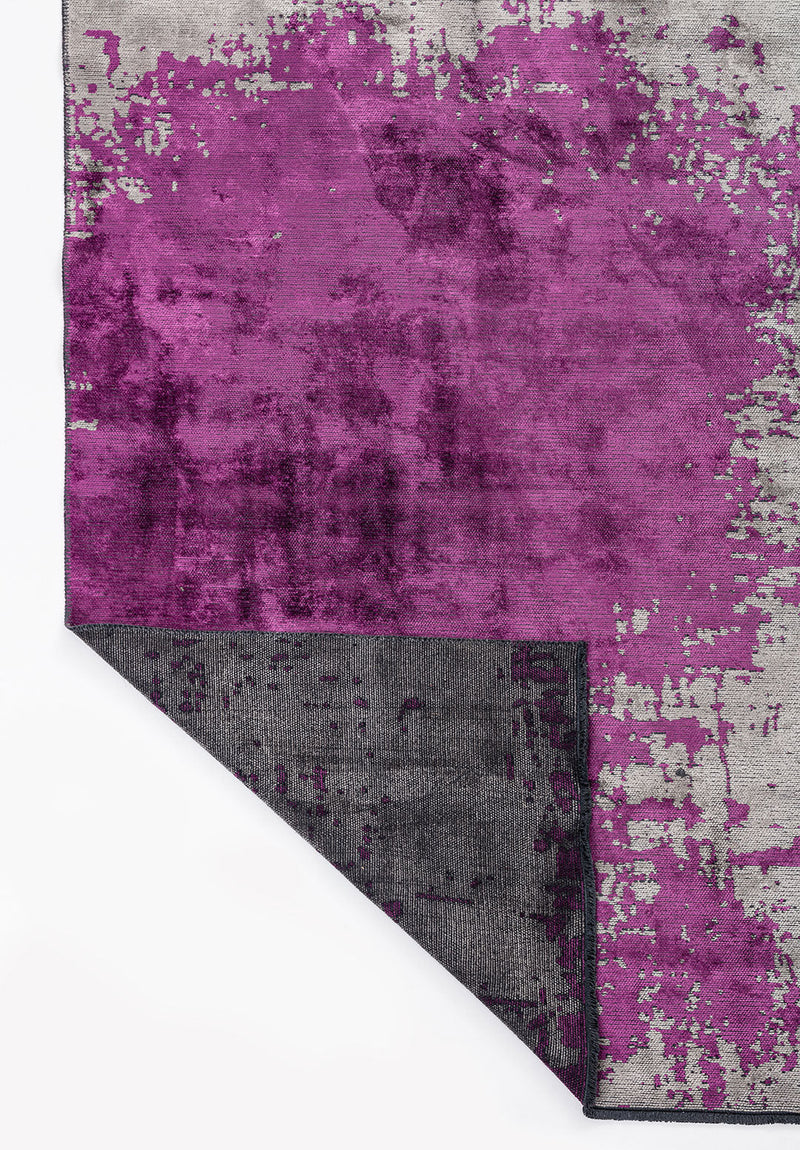 Paint Purple - Grey Rug Rugs - Venetto Design Venettodesign.com