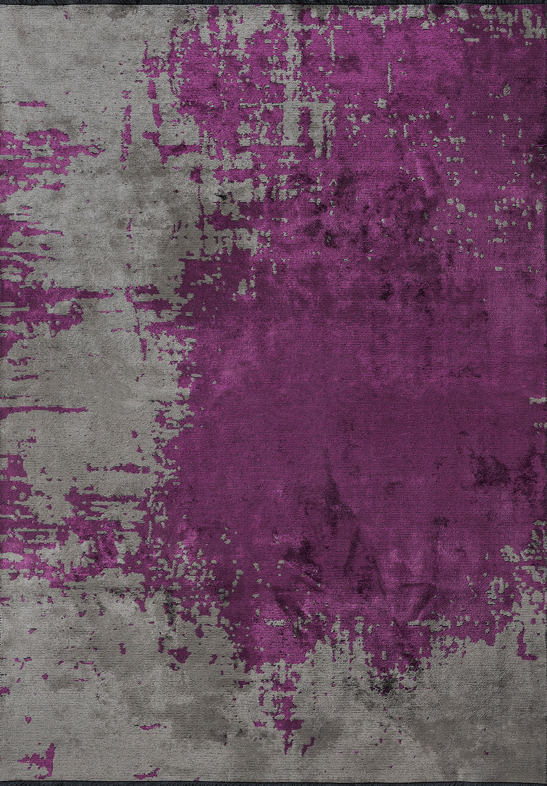 Paint Purple - Grey Rug