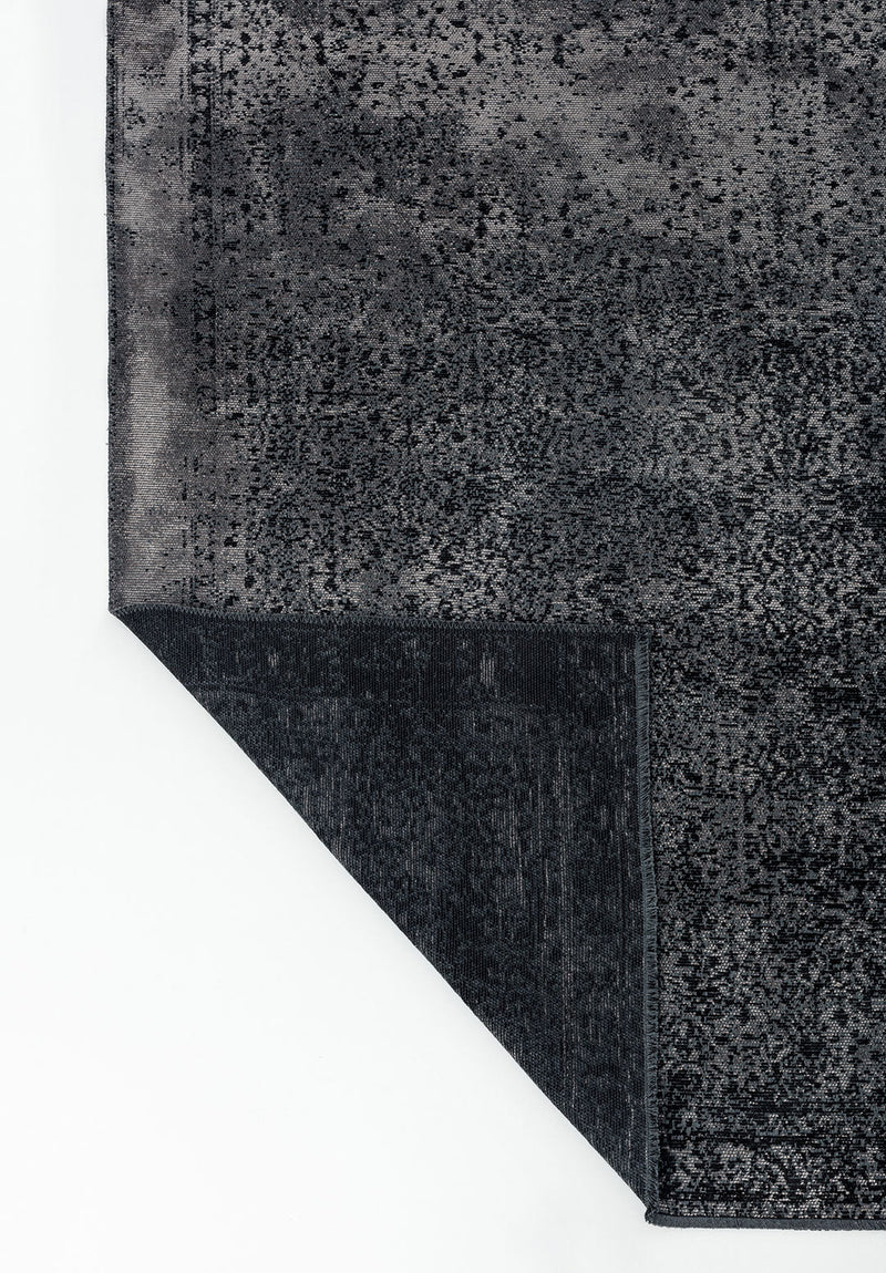 Heritage Dark Grey - Black Rug Rugs - Venetto Design Venettodesign.com