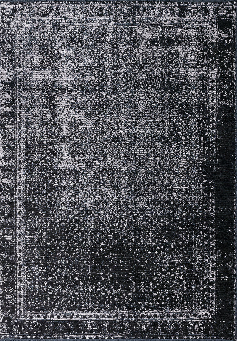 Heritage Black - Light Grey Rug Rugs - Venetto Design Venettodesign.com