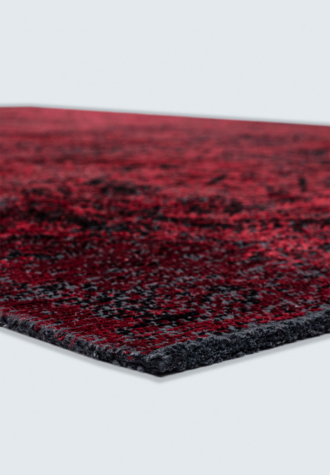 Tile Black - Red Rug Rugs - Venetto Design Venettodesign.com