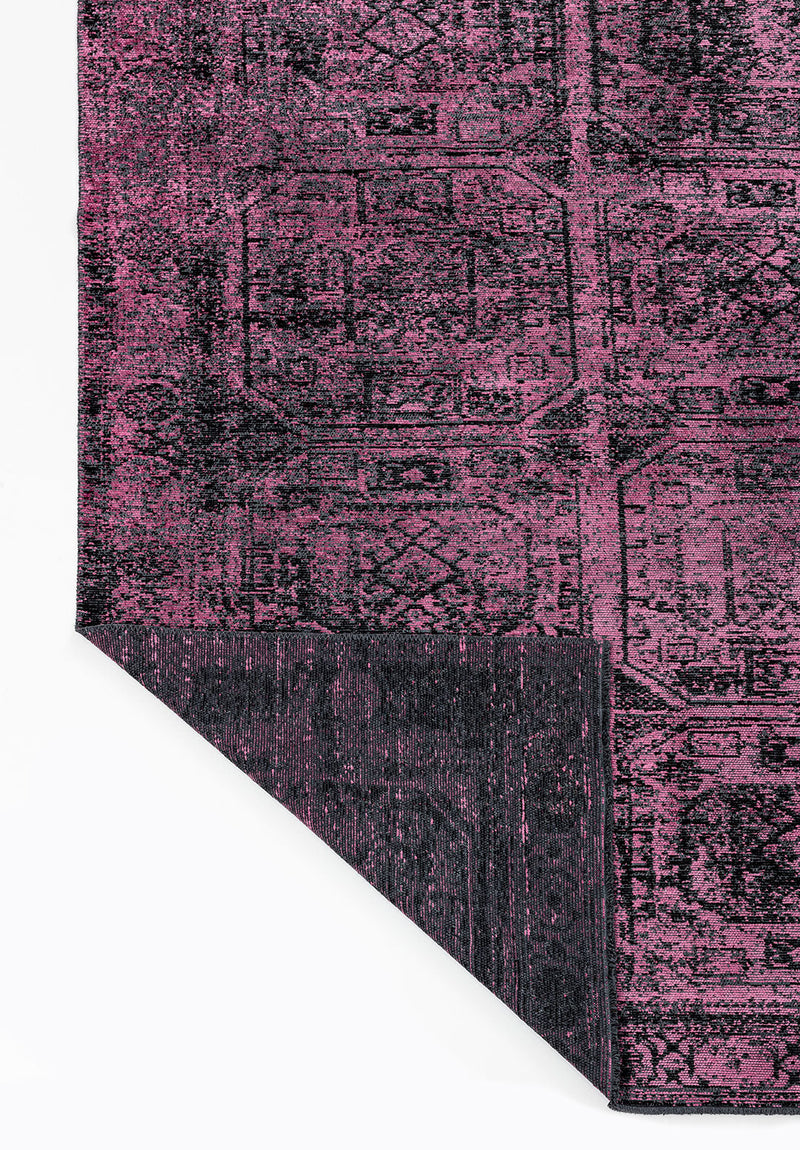 Tile Black - Pink Rug Rugs - Venetto Design Venettodesign.com