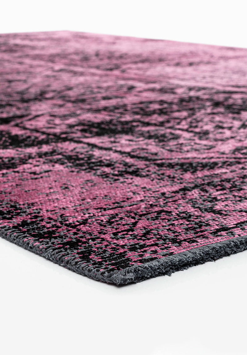 Tile Black - Pink Rug Rugs - Venetto Design Venettodesign.com