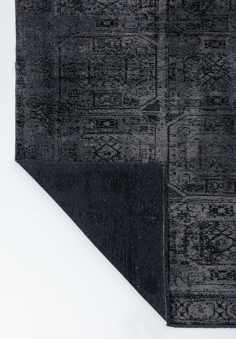Tile Black - Dark Grey Rug Rugs - Venetto Design Venettodesign.com