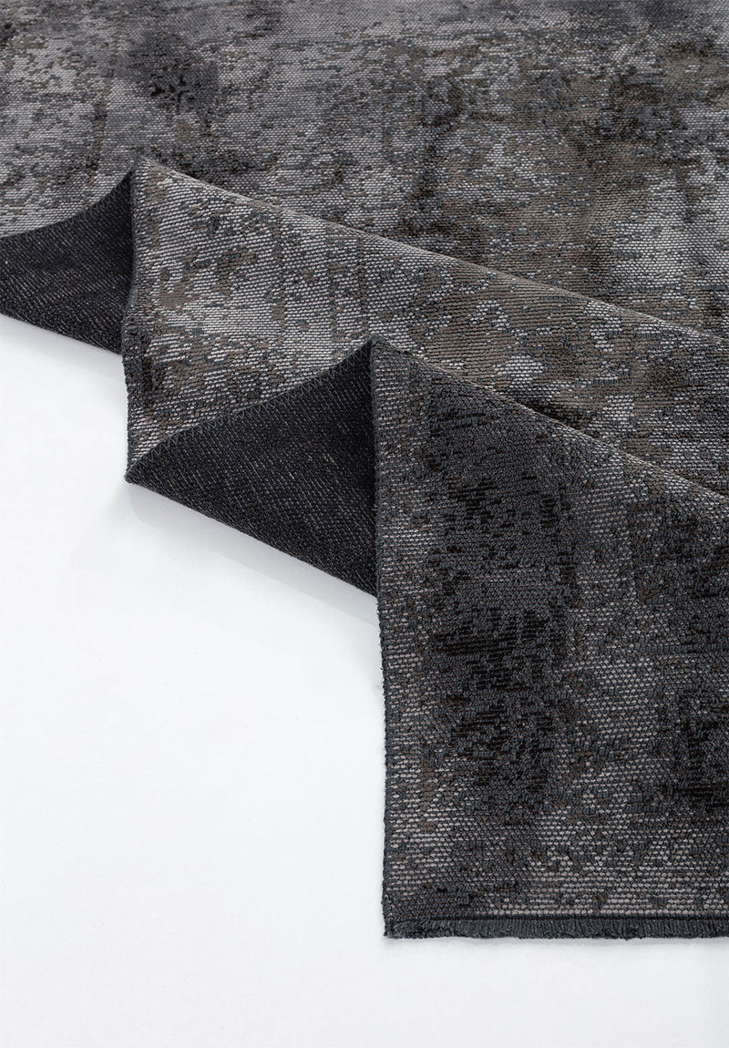 Medallion Grey - Anthracite Rug Rugs - Venetto Design Venettodesign.com