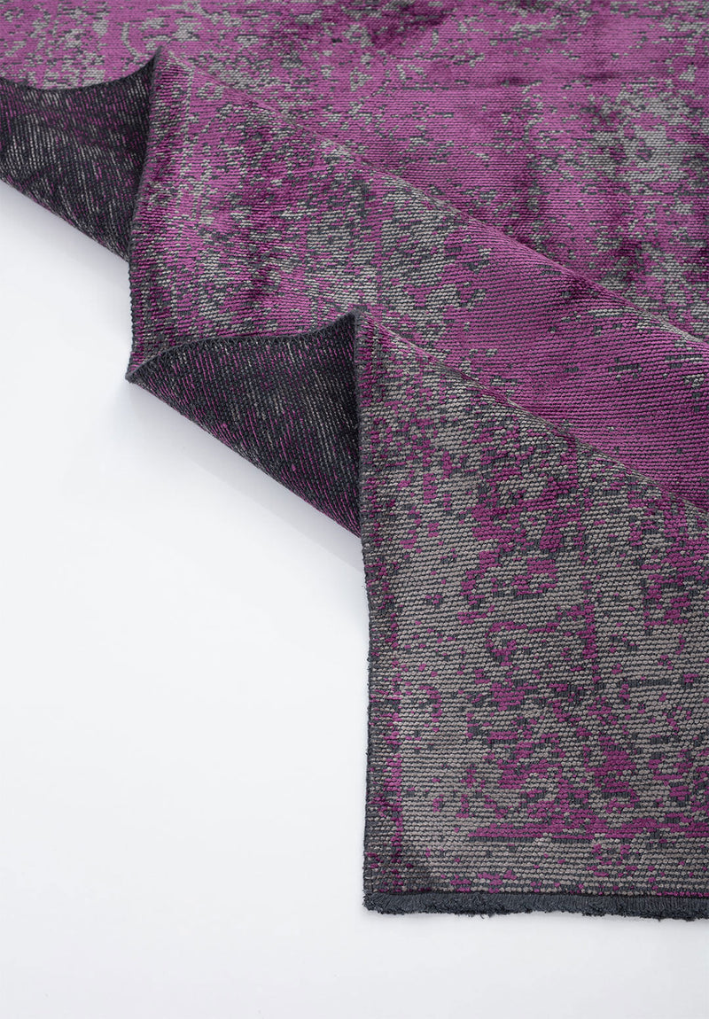 Medallion Grey - Purple Rug Rugs - Venetto Design Venettodesign.com