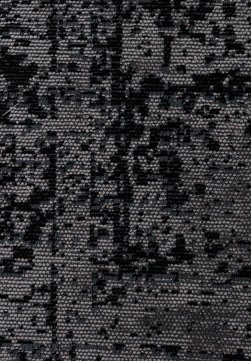 Medallion Grey - Black Rug Rugs - Venetto Design Venettodesign.com