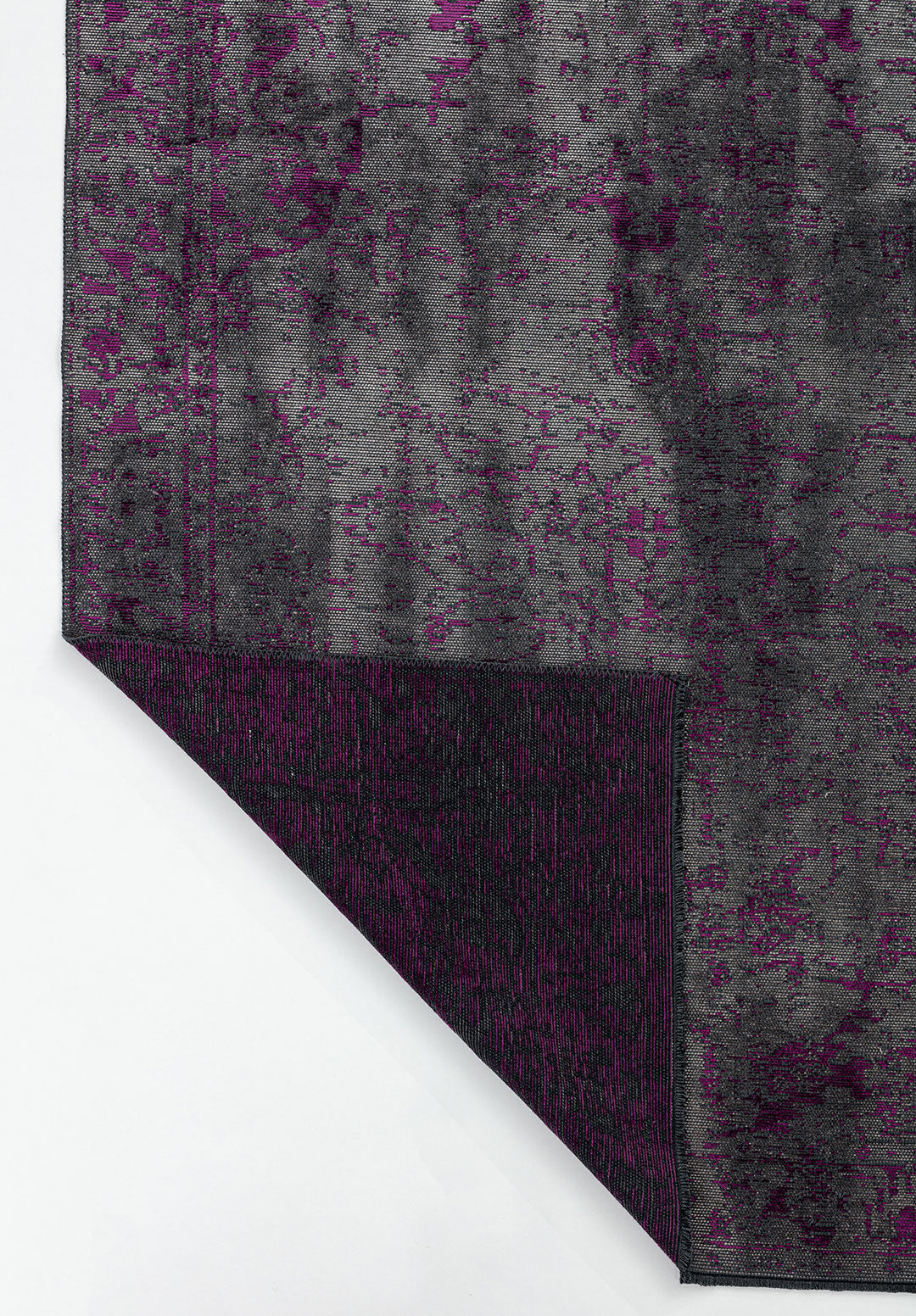 Ivy Grey - Purple Rug Rugs - Venetto Design Venettodesign.com