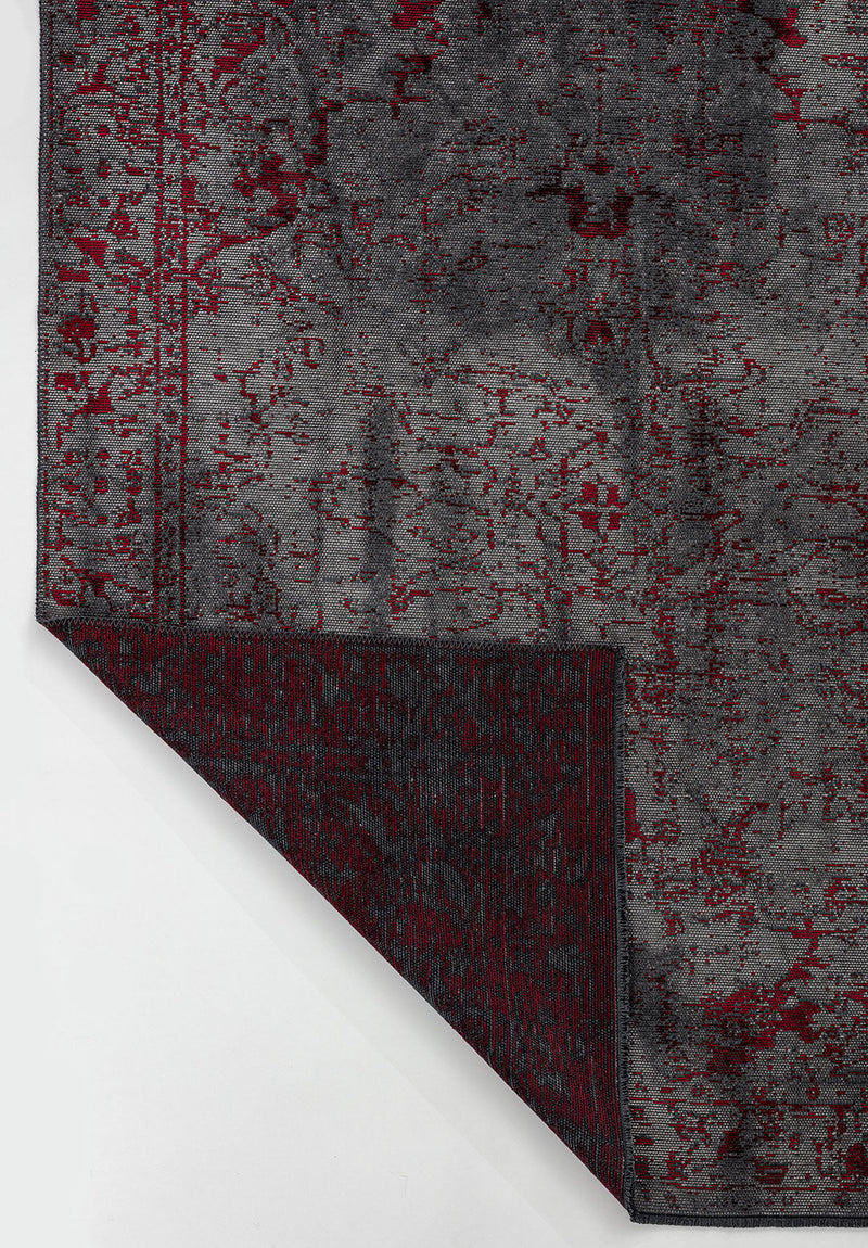 Ivy Grey - Red Rug Rugs - Venetto Design Venettodesign.com