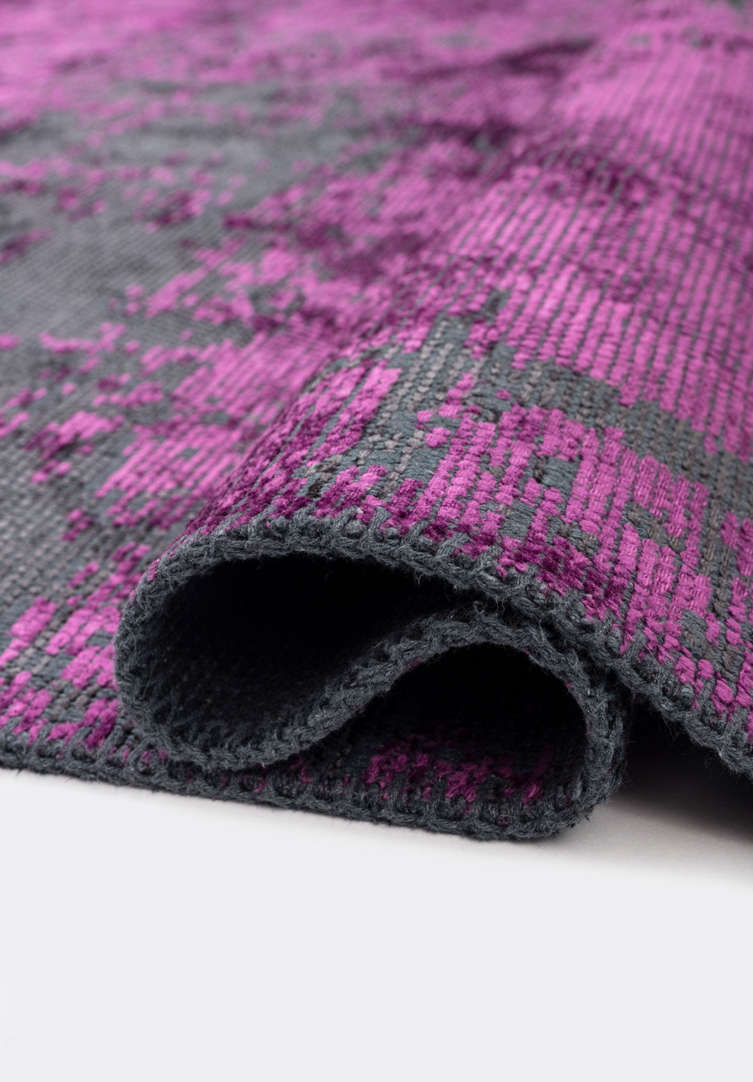 Surface Charcoal - Purple Rug Rugs - Venetto Design Venettodesign.com