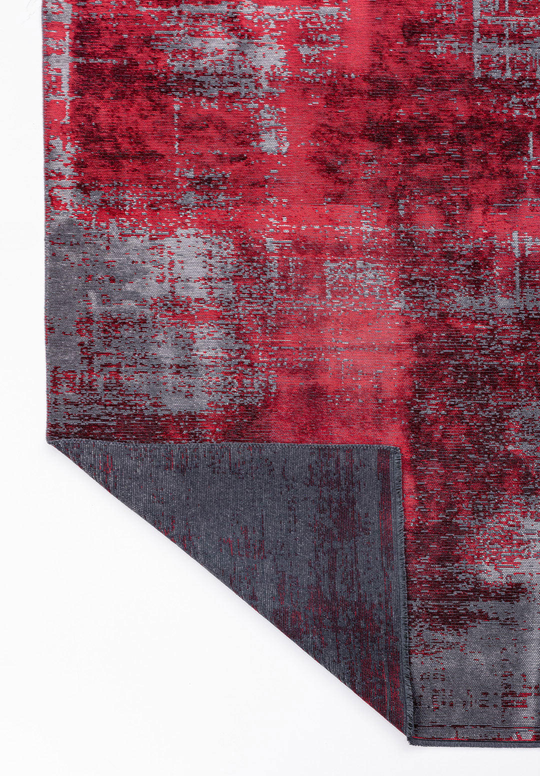 Surface Grey - Red Rug Rugs - Venetto Design Venettodesign.com
