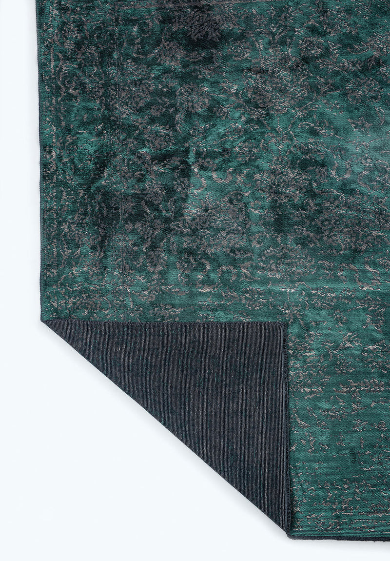 Classy Beige - Dark Green Rug Rugs - Venetto Design Venettodesign.com