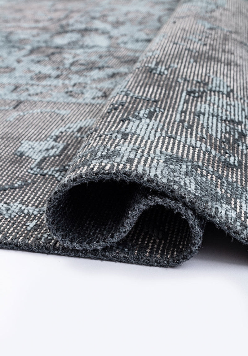 Antique Blue - Grey Rug Rugs - Venetto Design Venettodesign.com