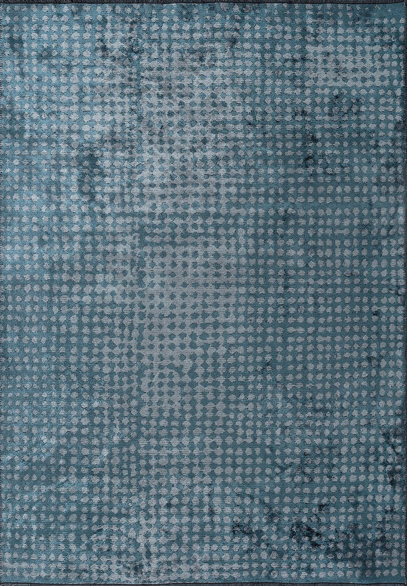 Dots Petrol - Blue Rug Rugs - Venetto Design Venettodesign.com