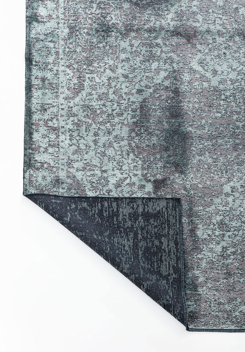 Glory Dark Grey - River Green Rug Rugs - Venetto Design Venettodesign.com