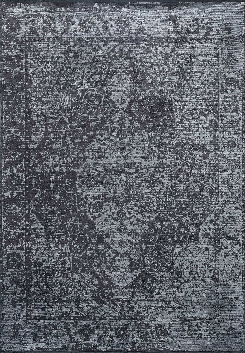Glory Ice Blue - Charcoal Rug Rugs - Venetto Design Venettodesign.com