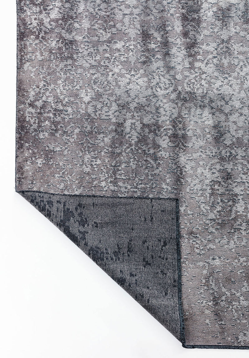 Damasko Dark Grey - Grey Rug Rugs - Venetto Design Venettodesign.com