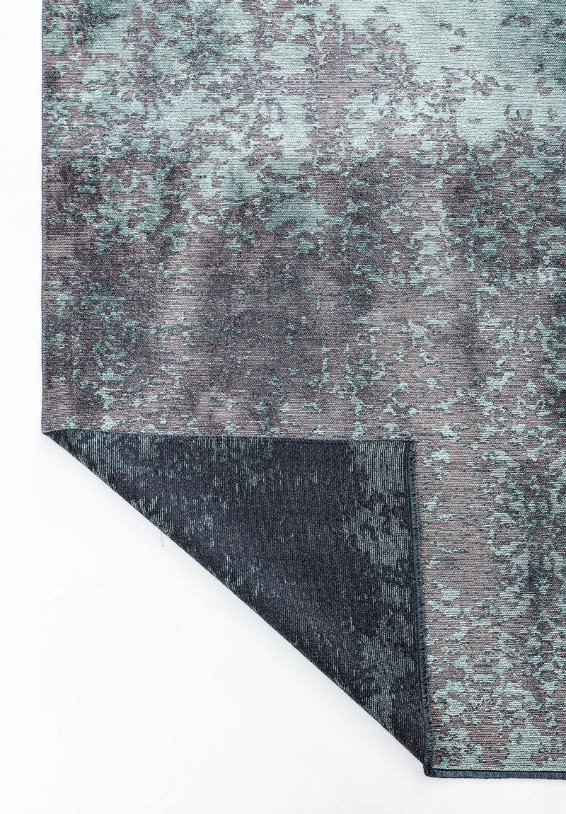 Grace Dark Grey - River Green Rug Rugs - Venetto Design Venettodesign.com