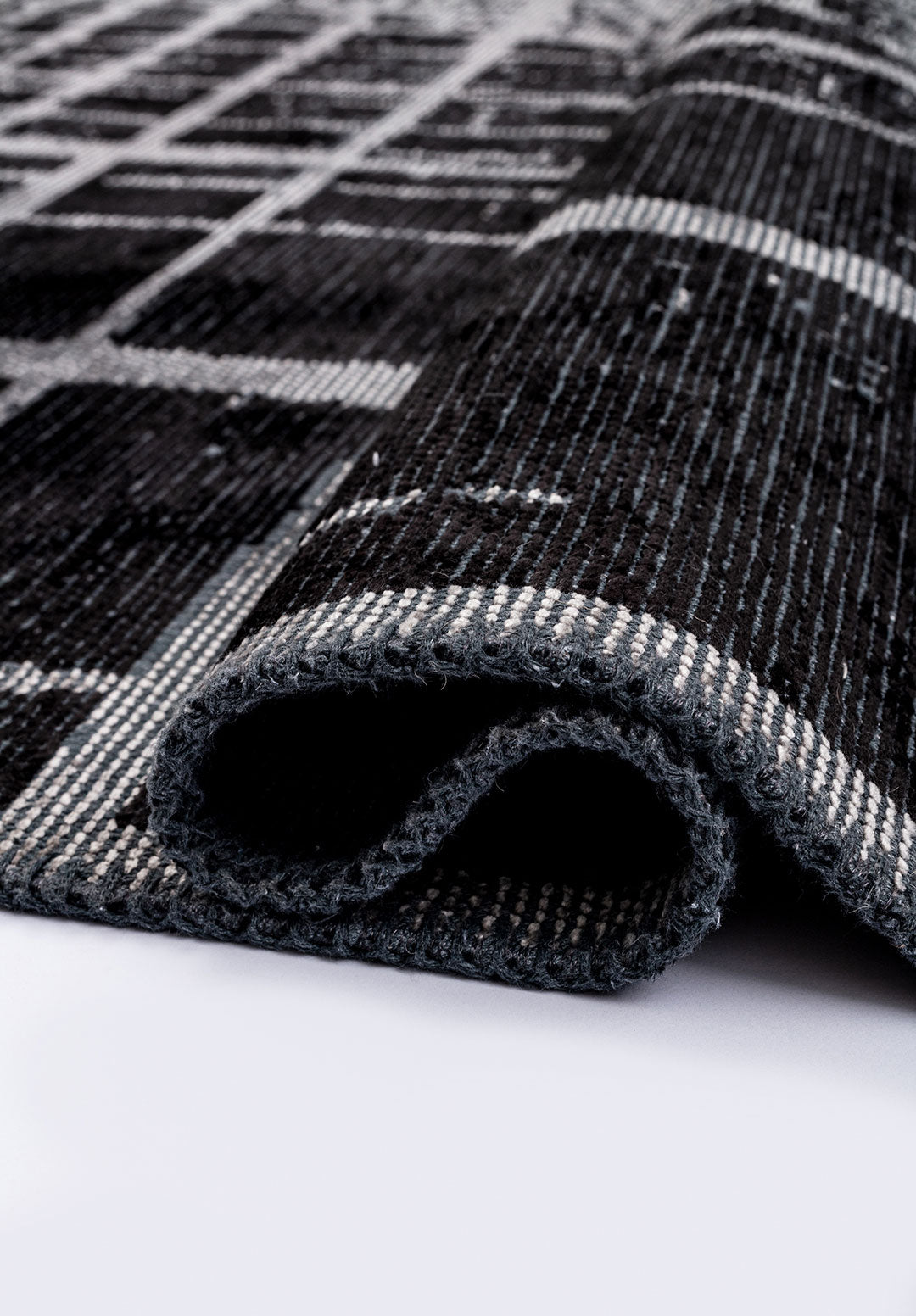 Bari Black - Grey Rug Rugs - Venetto Design Venettodesign.com