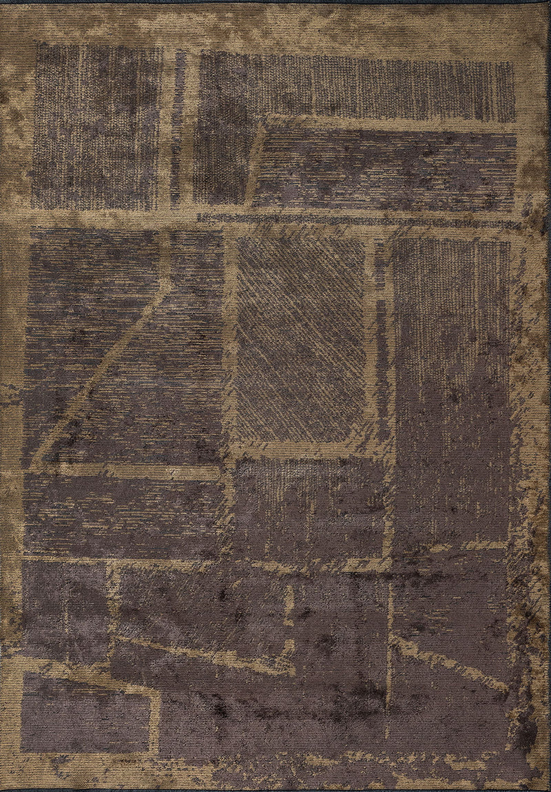 Panorama Dark Mink - Light Brown Rug Rugs - Venetto Design Venettodesign.com