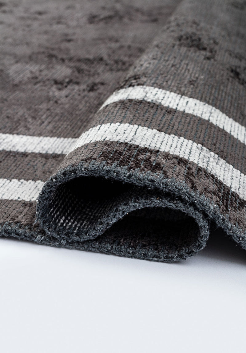 Twist Charcoal - Grey Rug Rugs - Venetto Design Venettodesign.com