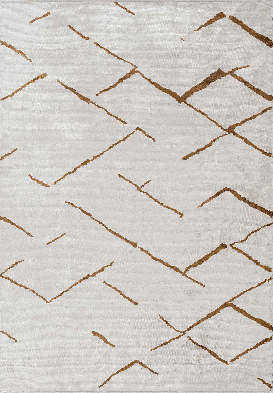 Wave Cacao - White Rug Rugs - Venetto Design Venettodesign.com
