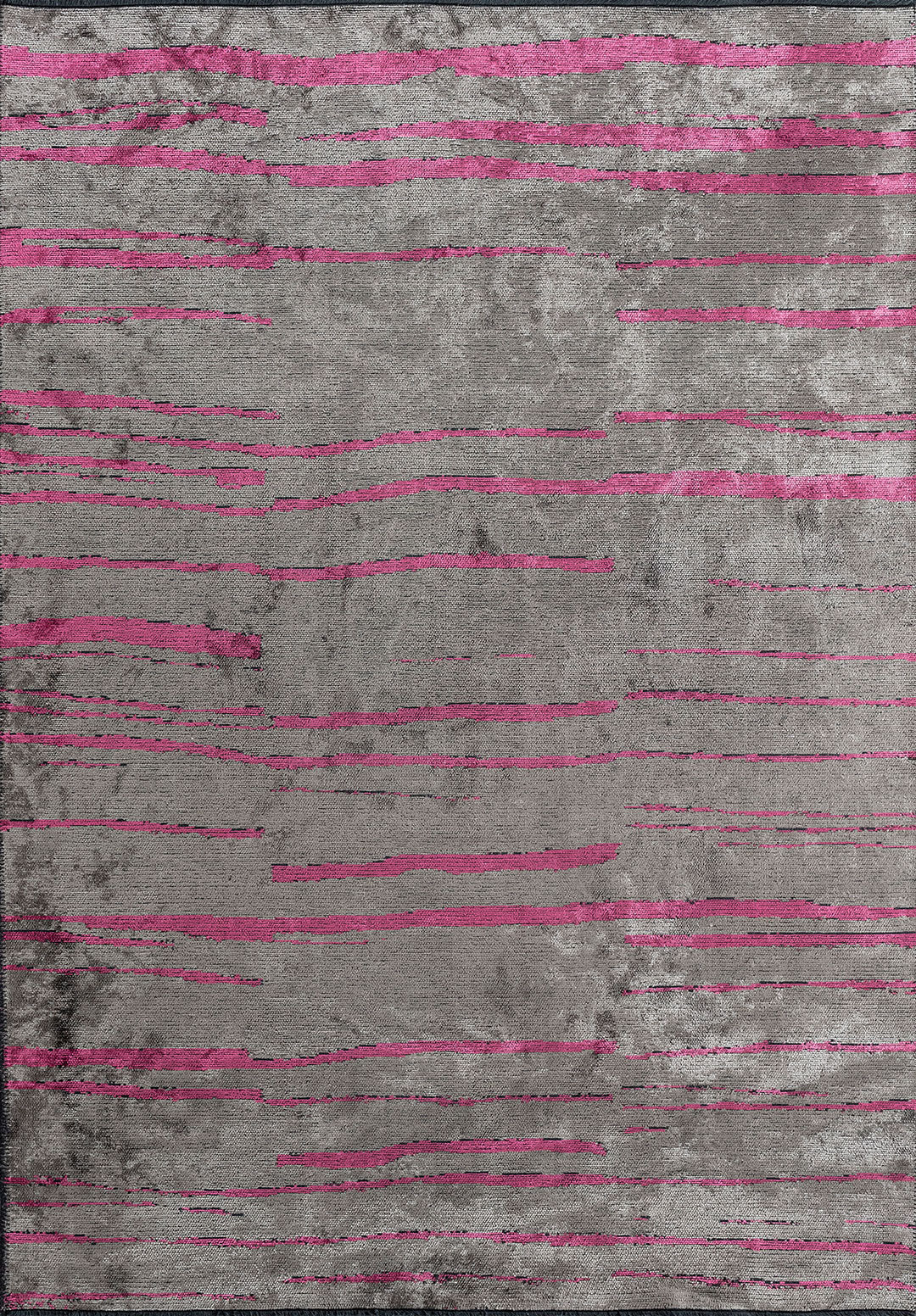 Flow Pink - Grey Rug Rugs - Venetto Design Venettodesign.com