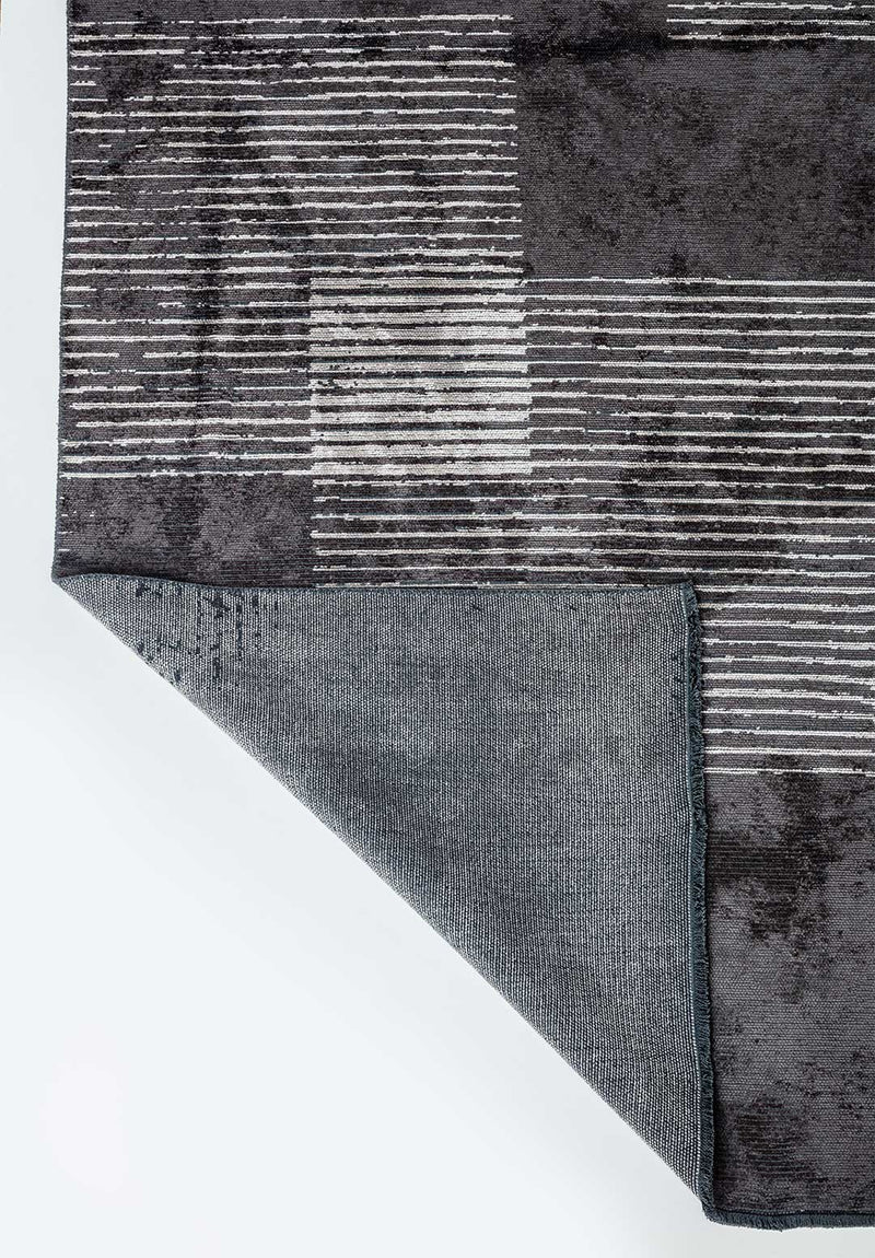 Matrix Charcoal - Light Grey Rug Rugs - Venetto Design Venettodesign.com