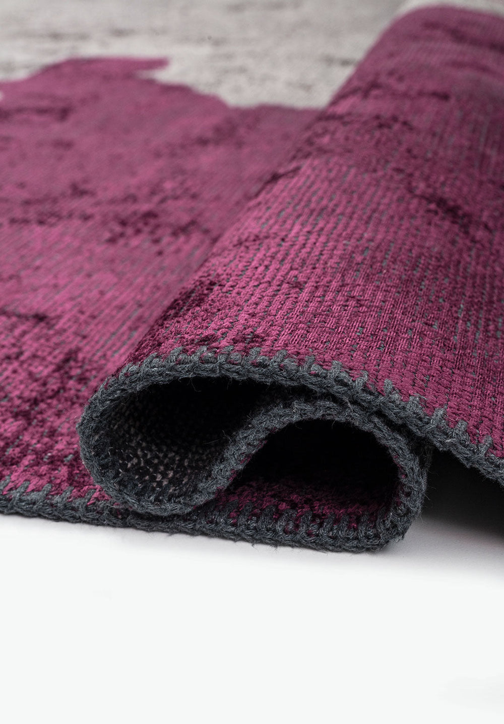 Coast Dark Grey Dark Damson Rug