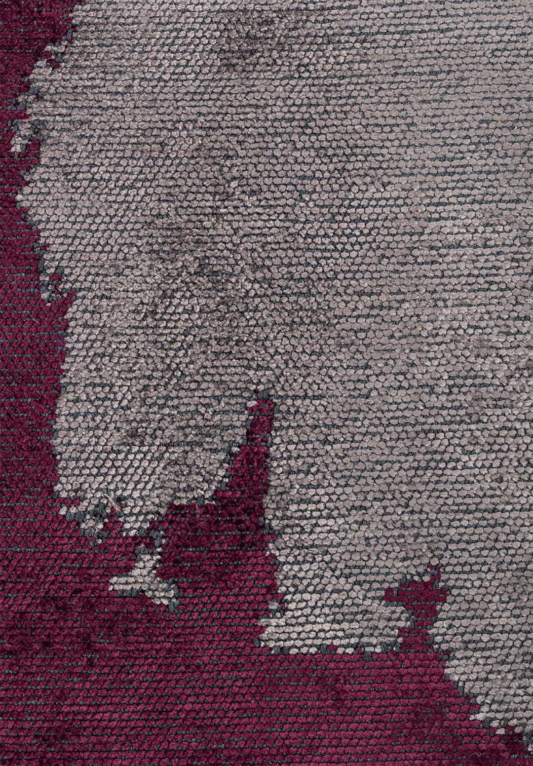 Coast Dark Grey - Dark Damson Rug Rugs - Venetto Design Venettodesign.com